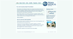 Desktop Screenshot of prima-medical.ro